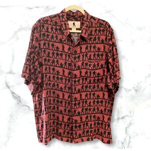 Reyn Spooner Elvis Presley Collection Men's Hawaiian Button-Down Shirt in XL
